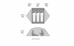 MSR Mutha Hubba NX V2 3 Personen Wit -Berger 819866 5300270