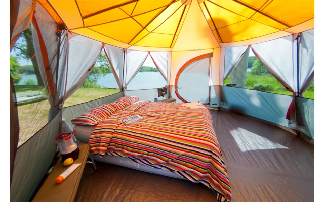 Coleman Octagon Familietent Voor 8 Personen Oranje 5 Coleman Octagon Familietent Voor 8 Personen Oranje - Afbeelding 3